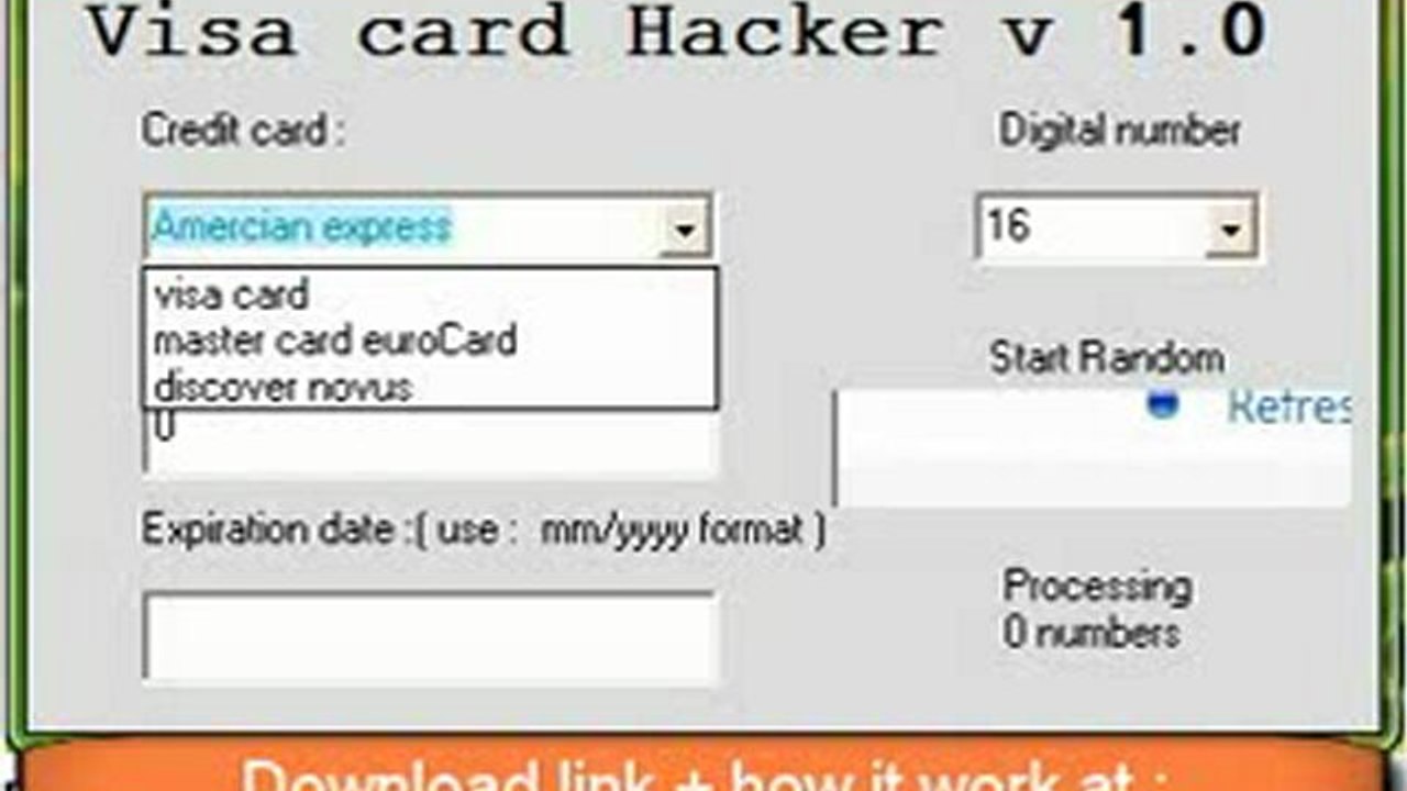 credit card hack software